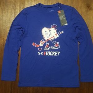 Under Armour Boy Long Sleeve Shirt M NWT